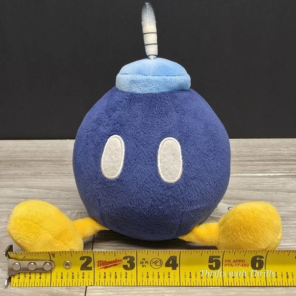 Super Mario Bros - Bomb Plush BOB-OMB Stuffed Toy - Nintendo 6" Plush - Picture 9 of 10
